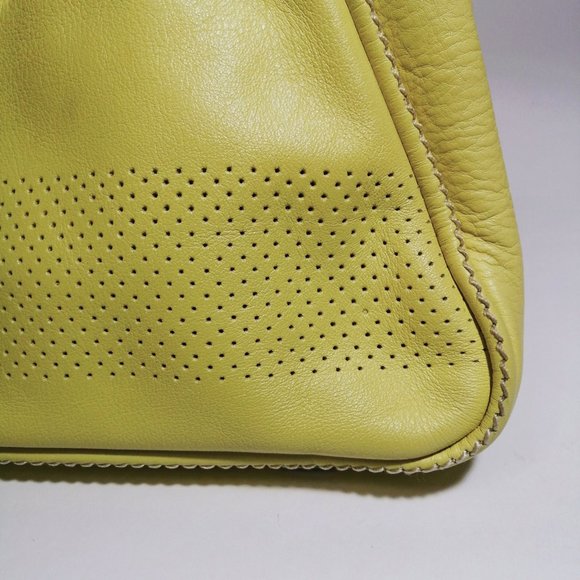 Dissona Small Yellow Leather Purse Italy Gorgeous - Picture 9 of 9